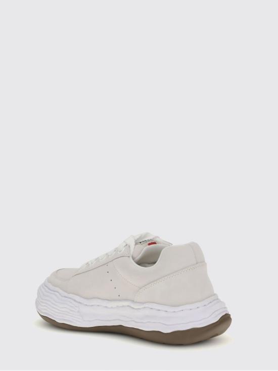 26SS 메종 미하라 야스히로 올리버 OG 솔 스웨이드 로우탑 스니커즈 A15FW702 White - MAISON MIHARA YASUHIRO