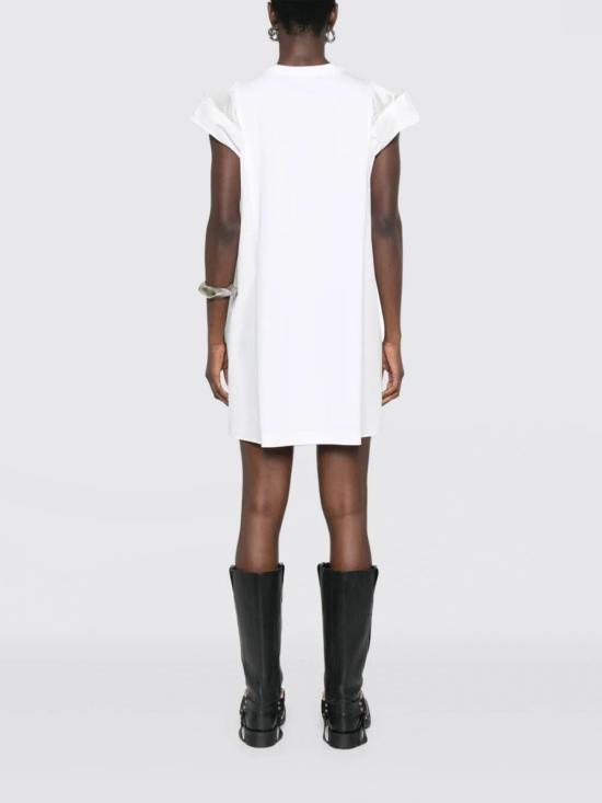 25FW 사카이 롱 원피스 2507912 101 White 1 - SACAI