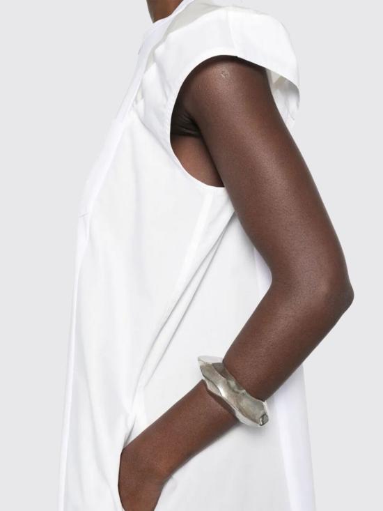 25FW 사카이 롱 원피스 2507912 101 White 1 - SACAI