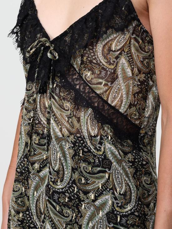 25FW 핑코 탑 106764A38D ZS3 Green - PINKO