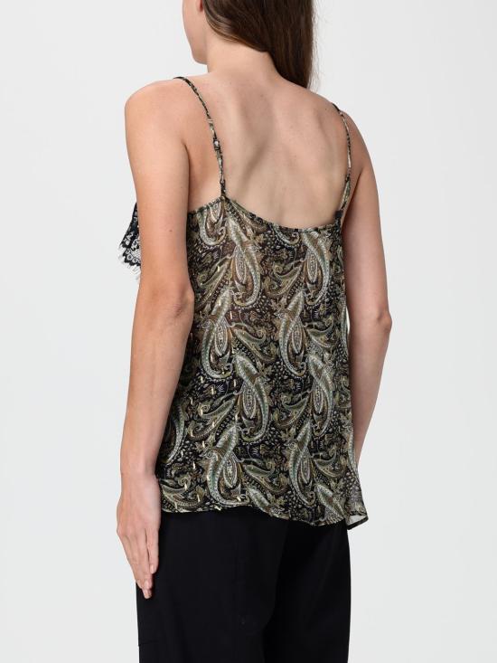 25FW 핑코 탑 106764A38D ZS3 Green - PINKO