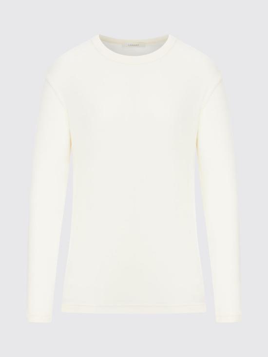 25FW 르메르 롱 슬리브 크루넥 탑 롱 슬리브 크루넥  TO1441LJ1016 WH048 White