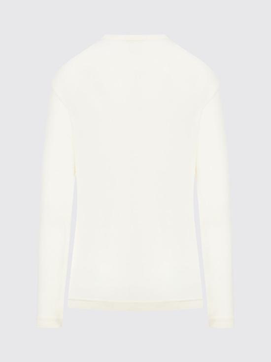 25FW 르메르 롱 슬리브 크루넥 탑 롱 슬리브 크루넥  TO1441LJ1016 WH048 White - LEMAIRE