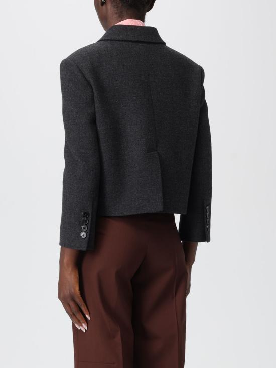 25FW 구찌 클래식 라펠 울 재킷 836720Z7AXH 1168 Grey - GUCCI