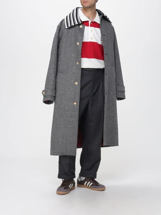 25FW 드롤드무슈 코트 CT147WV014 Grey - DROLE DE MONSIEUR