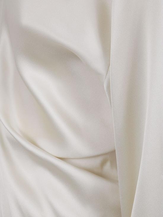 25FW 토템 블라우스 254WRT0618FB0020 007 Pearl - TOTEME