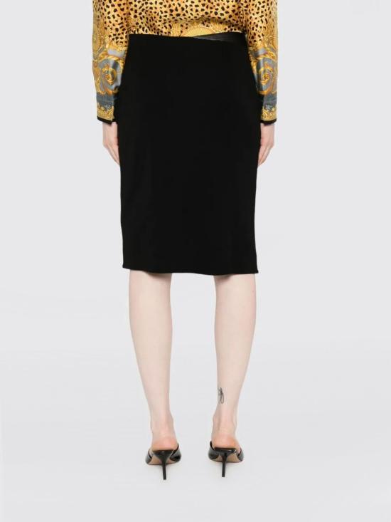 25FW 베르사체 스커트 10219891A14475 1B000 Black - VERSACE