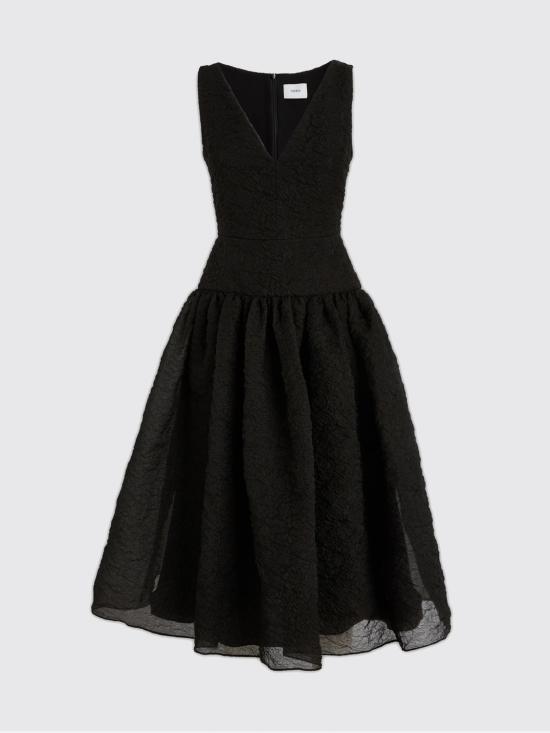 25FW 에르뎀 롱 원피스 21820BOC Black