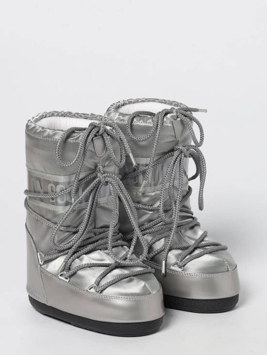 25FW [키즈] 문부츠 미들 부츠 80D1401680 H001 Silver - MOON BOOT