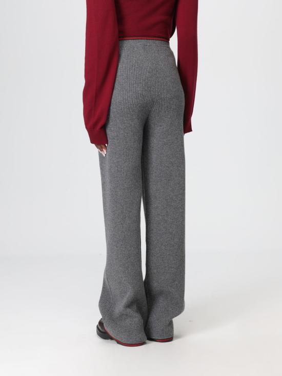 25FW 구찌 리브드 울 바지 835985XKEVL 1073 Black - GUCCI