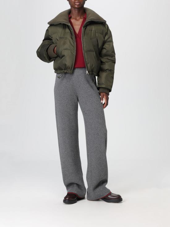 25FW 구찌 리브드 울 바지 835985XKEVL 1073 Black - GUCCI