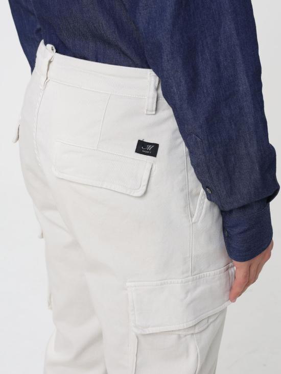 25FW 메이슨 스트레이트 팬츠 2PN29443CBE731254 254 White - MASON'S