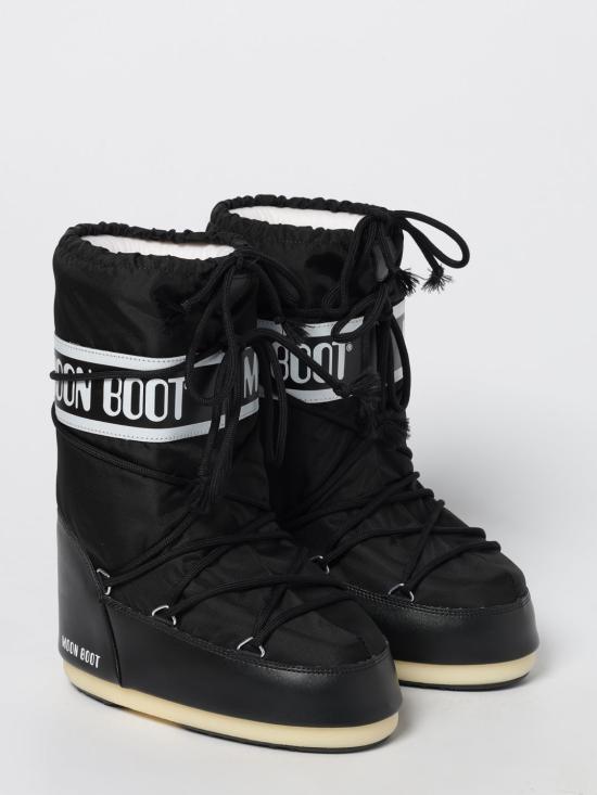 25FW [키즈] 문부츠 아이콘 나일론 부츠 80D1400440B N001 Black - MOON BOOT