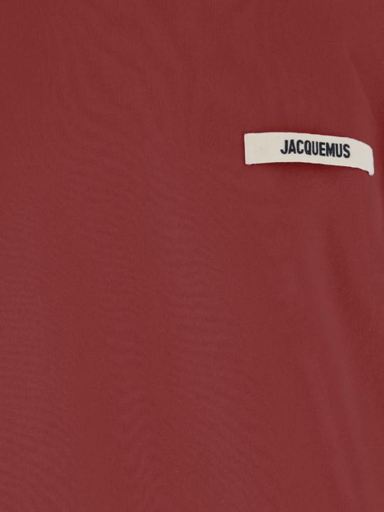 25FW 자크뮈스 긴팔 티셔츠 SSM00206AJ00126 480 Red - JACQUEMUS