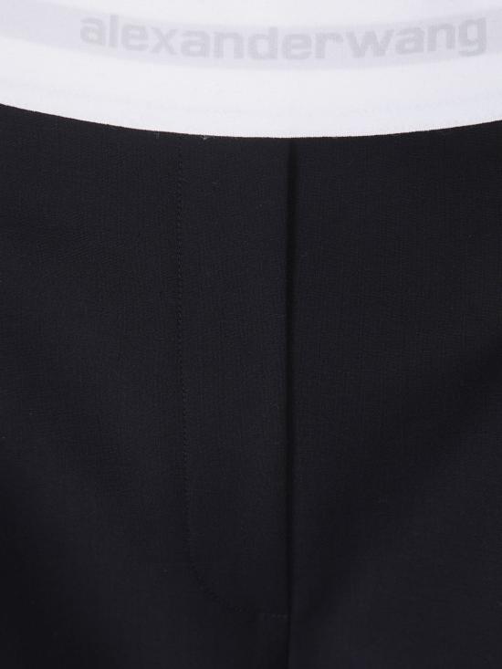 25FW 알렉산더 왕 스트레이트 팬츠 1WC3244748 001 Black - ALEXANDER WANG
