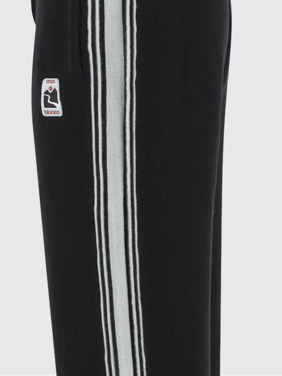 25FW 카사블랑카 트레이닝/조거 팬츠 MPF25KW1012 01 Black - CASABLANCA