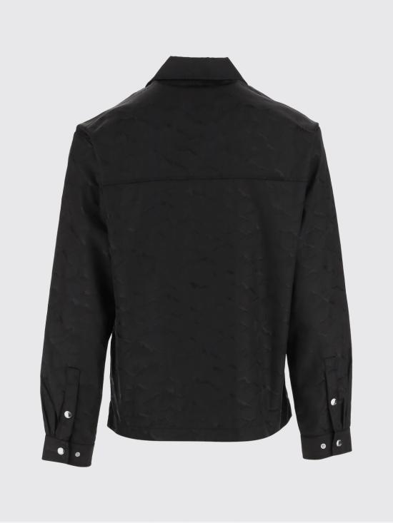 25FW 카사블랑카 봄버 자켓 MPF25SH183 01 Black - CASABLANCA