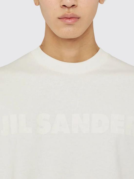 25FW 질샌더 반팔 티셔츠 J21GC0168J20243 102 White - JIL SANDER