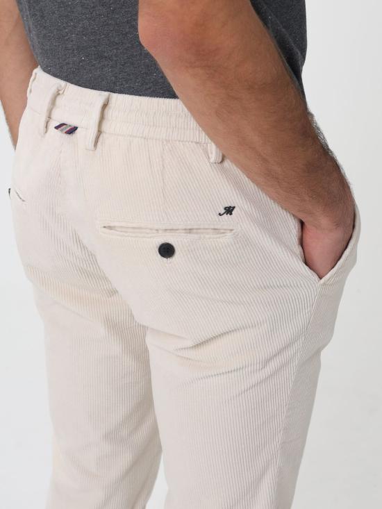 25FW 메이슨 스트레이트 팬츠 9PF2A5823ABVBE061020 020 White - MASON'S