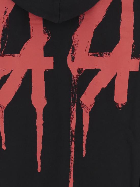 25FW 44레이블 긴팔 티셔츠 B0030612FA583 P733 Black - 44 LABEL