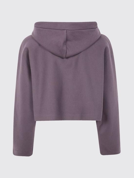 25FW 장 폴 고티에 엠보스드 고티에 크롭 후드 티셔츠 2503WTO288J005 71 Violet - JEAN PAUL GAULTIER