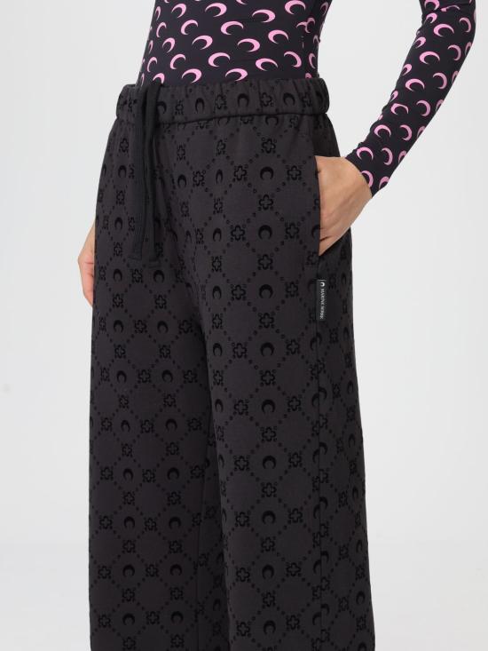 25FW 마린세르 스트레이트 팬츠 UPA052ACJER0089 BK99 Black - MARINE SERRE