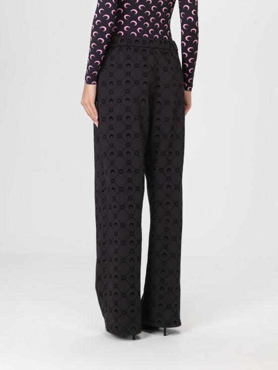 25FW 마린세르 스트레이트 팬츠 UPA052ACJER0089 BK99 Black - MARINE SERRE