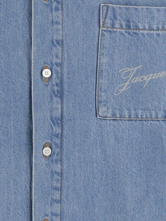 25FW 자크뮈스 데님 셔츠 OUM00115AD00017 33C Denim - JACQUEMUS