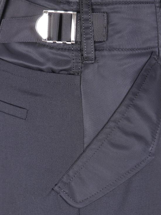 25FW 사카이 스트레이트 팬츠 2507950 001 Black - SACAI