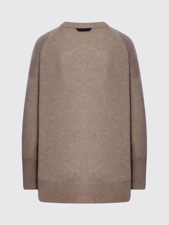 25FW 브루넬로 쿠치넬리 샤이니 디테일 캐시미어 스웨터 M12707300 C4199 Hazel - BRUNELLO CUCINELLI