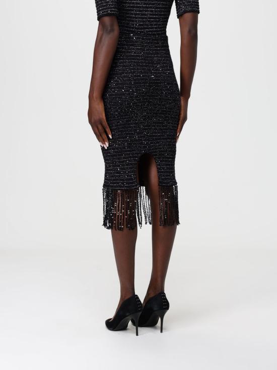 25FW 시모나 코르셀리니 미디 스커트 A25CEGO05001 V0000 Black - SIMONA CORSELLINI