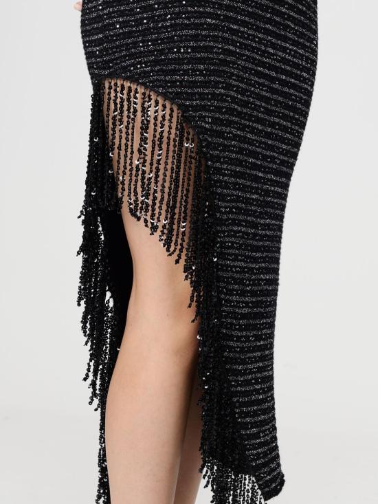 25FW 시모나 코르셀리니 롱 원피스 A25CEAB05001 V0000 Black - SIMONA CORSELLINI