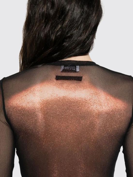 25FW 장 폴 고티에 긴팔 티셔츠 2504WTO366M010P 0060 Black - JEAN PAUL GAULTIER