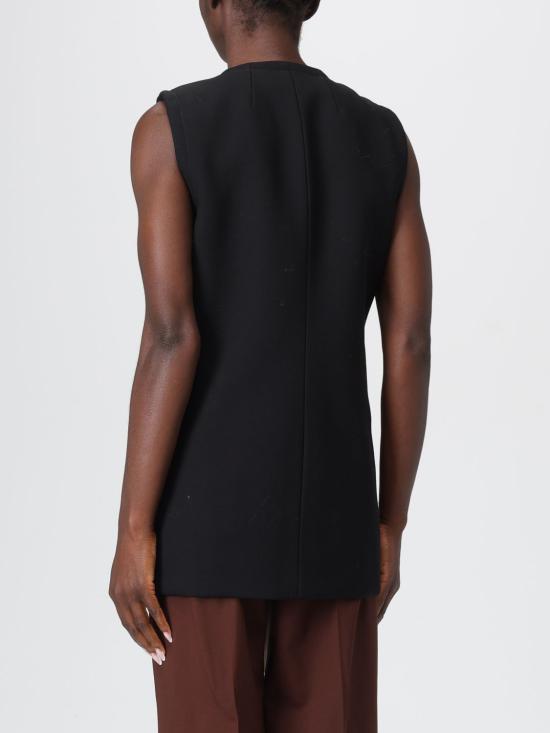 25FW 구찌 맥시 버튼 베스트 846442ZAS46 1000 Black - GUCCI