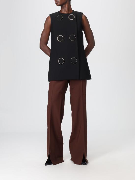 25FW 구찌 맥시 버튼 베스트 846442ZAS46 1000 Black - GUCCI