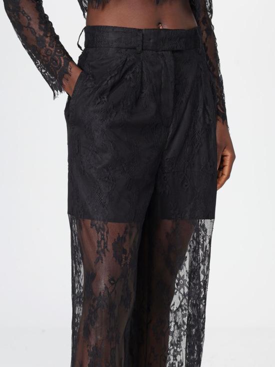 25FW 시모나 코르셀리니 스트레이트 팬츠 A25CEPA10401 V0000 Black - SIMONA CORSELLINI