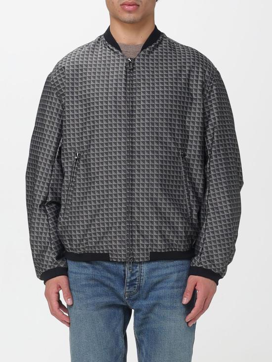 25FW 엠포리오 아르마니 봄버 자켓 EM003382AF18696 FC227 Black