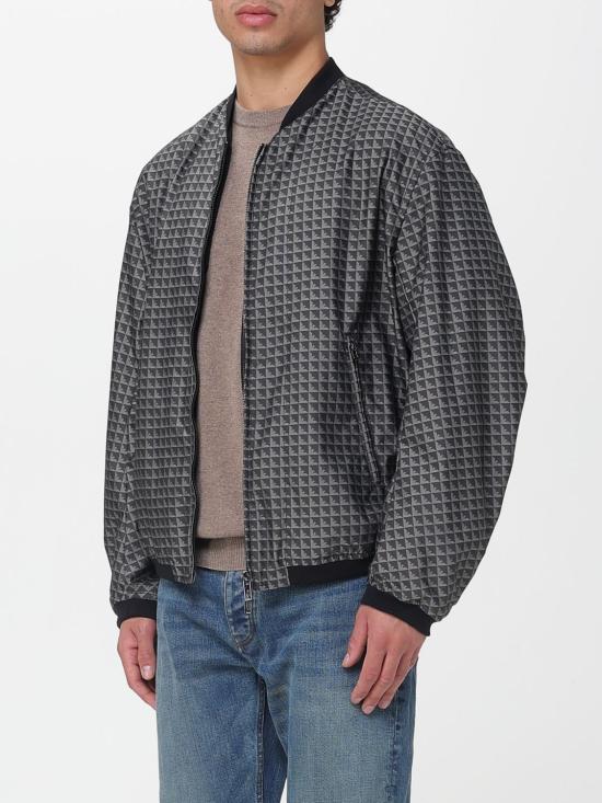 25FW 엠포리오 아르마니 봄버 자켓 EM003382AF18696 FC227 Black - EMPORIO ARMANI