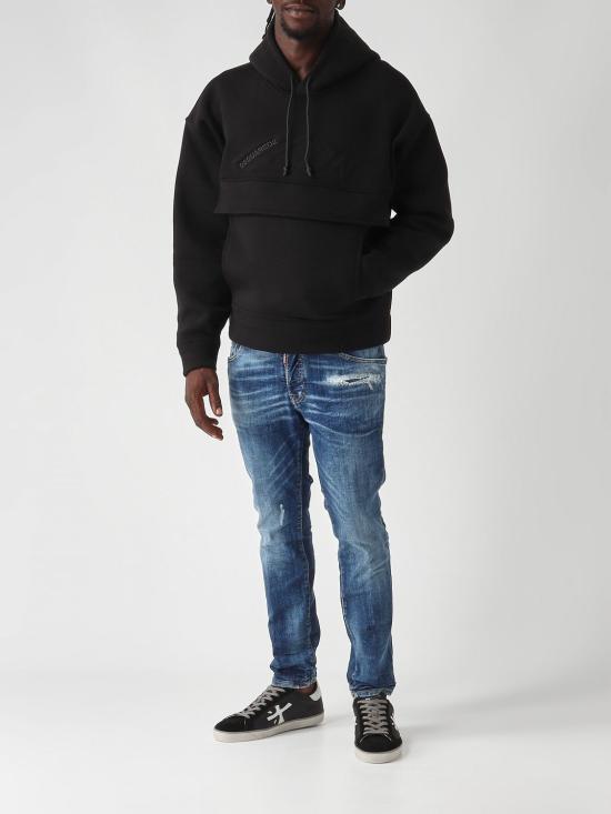 25FW 디스퀘어드2 긴팔 티셔츠 S79GU0144D25007 900 Black - DSQUARED2