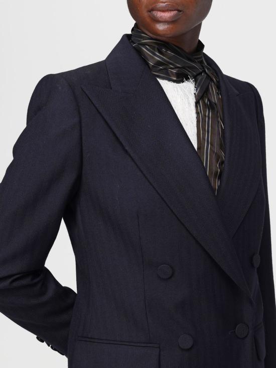 25FW 드리스 반 노튼 수트 자켓 2520104292193 509 Navy - DRIES VAN NOTEN