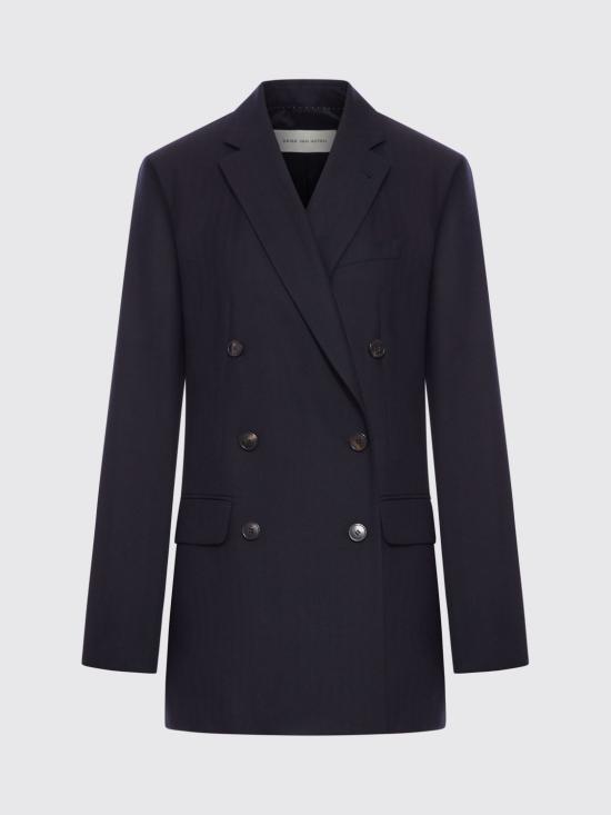 25FW 드리스 반 노튼 수트 자켓 2520104322193 509 Navy - DRIES VAN NOTEN
