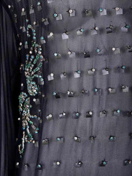 25FW 드리스 반 노튼 블라우스 2520107962314 509 Navy - DRIES VAN NOTEN