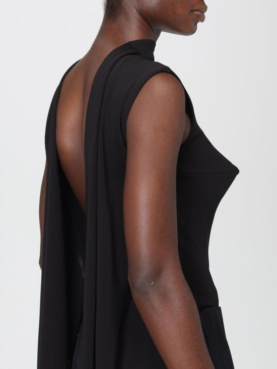 25FW 장 폴 고티에 롱 원피스 TO383W021 00 Black - JEAN PAUL GAULTIER