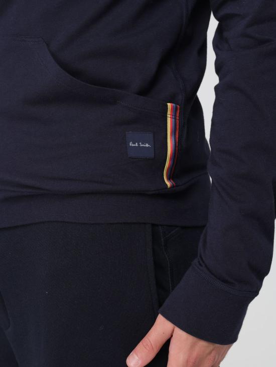 25FW 폴 스미스 코튼 저지 후드티 M1A500MAU279B 48 Blue - PAUL SMITH