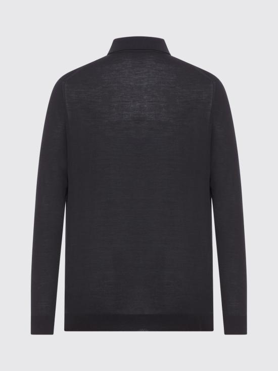 25FW 키톤 폴로 티셔츠 UMK0864K5 00I Black - KITON