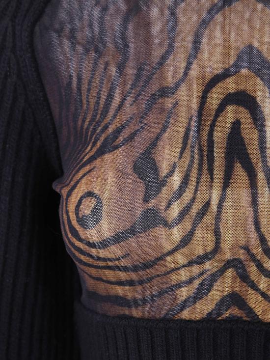 25FW 장 폴 고티에 긴팔 티셔츠 2503WPO017K002 0060 Black - JEAN PAUL GAULTIER