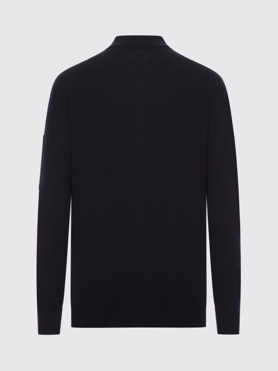 25FW 씨피 컴퍼니 폴로 티셔츠 19CMKN038A005528A 999 Black - C.P. COMPANY