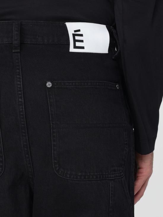 25FW 에뛰드스튜디오 데님 팬츠 H25MMTRO471 99 Black - ETUDES