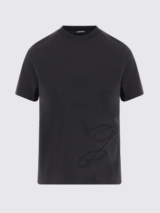 25FW 자크뮈스 반팔 티셔츠 TSW00549AJ00068 390 Blue