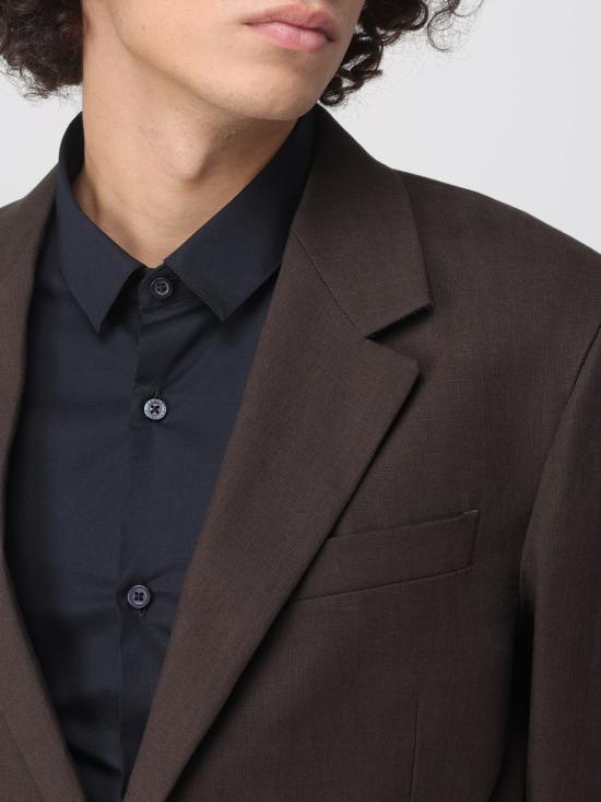 25FW 엠포리오 아르마니 수트 자켓 EM000477TE15992 U6031 Brown - EMPORIO ARMANI